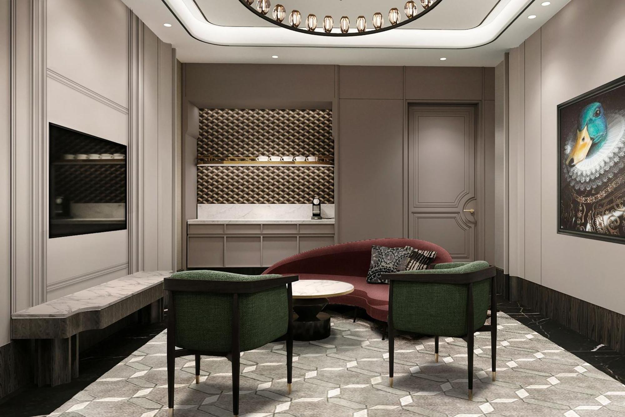 槟城诺瑟姆套房酒店 乔治敦 外观 照片 The interior of the new lounge