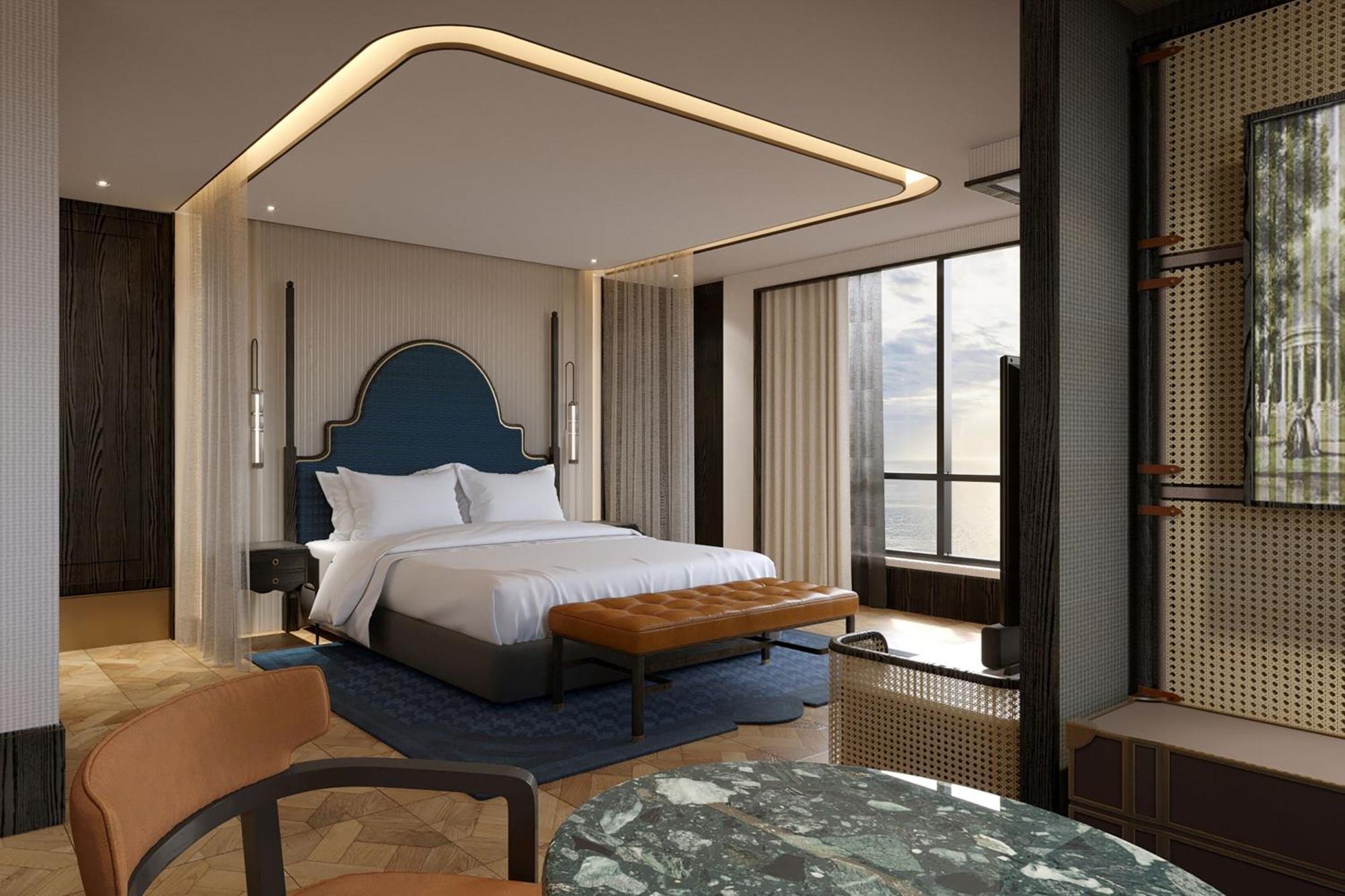 槟城诺瑟姆套房酒店 乔治敦 外观 照片 A bedroom at the hotel